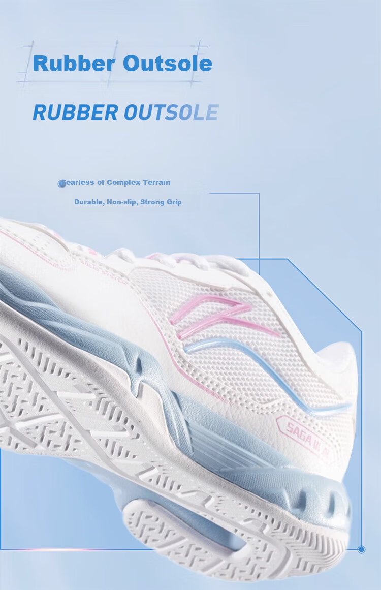 LI-NING Children's Badminton Shoes Flying Close to the Ground 3JR Training Shoes Standard White AYTV002-1 Size 34 6