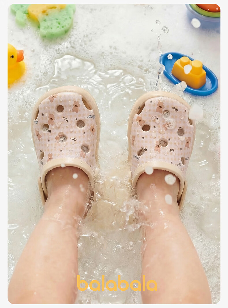 Balabala Kids Summer Toddler Bear Sandal Soft Sole Boys Girls Lightweight Beach Shoes 12
