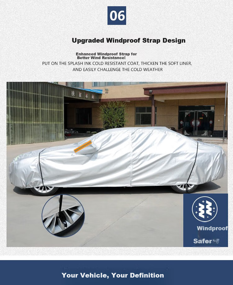 Dengjin Tesla Model Y Full Car Cover Electric Vehicle Rainproof Heat Insulation Sunshade Winter Snowproof 3