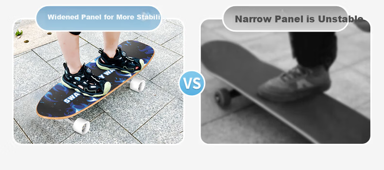 SWAY Land Surfing Professional Skateboard Four-Wheel Adult Fish Board No-Push Street Cruiser Commuter Children's Beginner Road Surfing Board 12