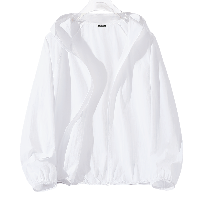 MINISO White Women's Sunscreen Jacket UV Protection 2026 Summer New Lightweight Sun Protection Coat Small Size UPF50+