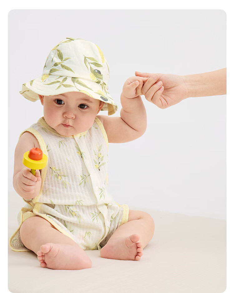 Balabala [balaOne] Baby Romper Infant Jumpsuit 2026 Summer Cotton Two-Piece Set 16