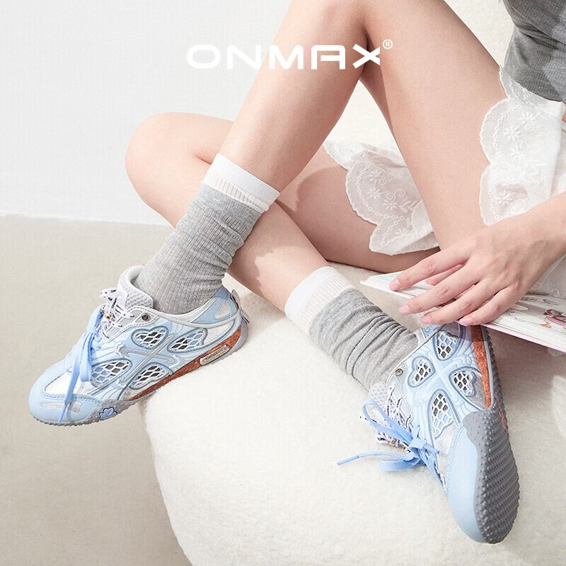 ON MAX Star Edition Four-Leaf Clover Training Shoes Casual Slip-On Sneakers Unisex Spring Summer New Blue Size 35