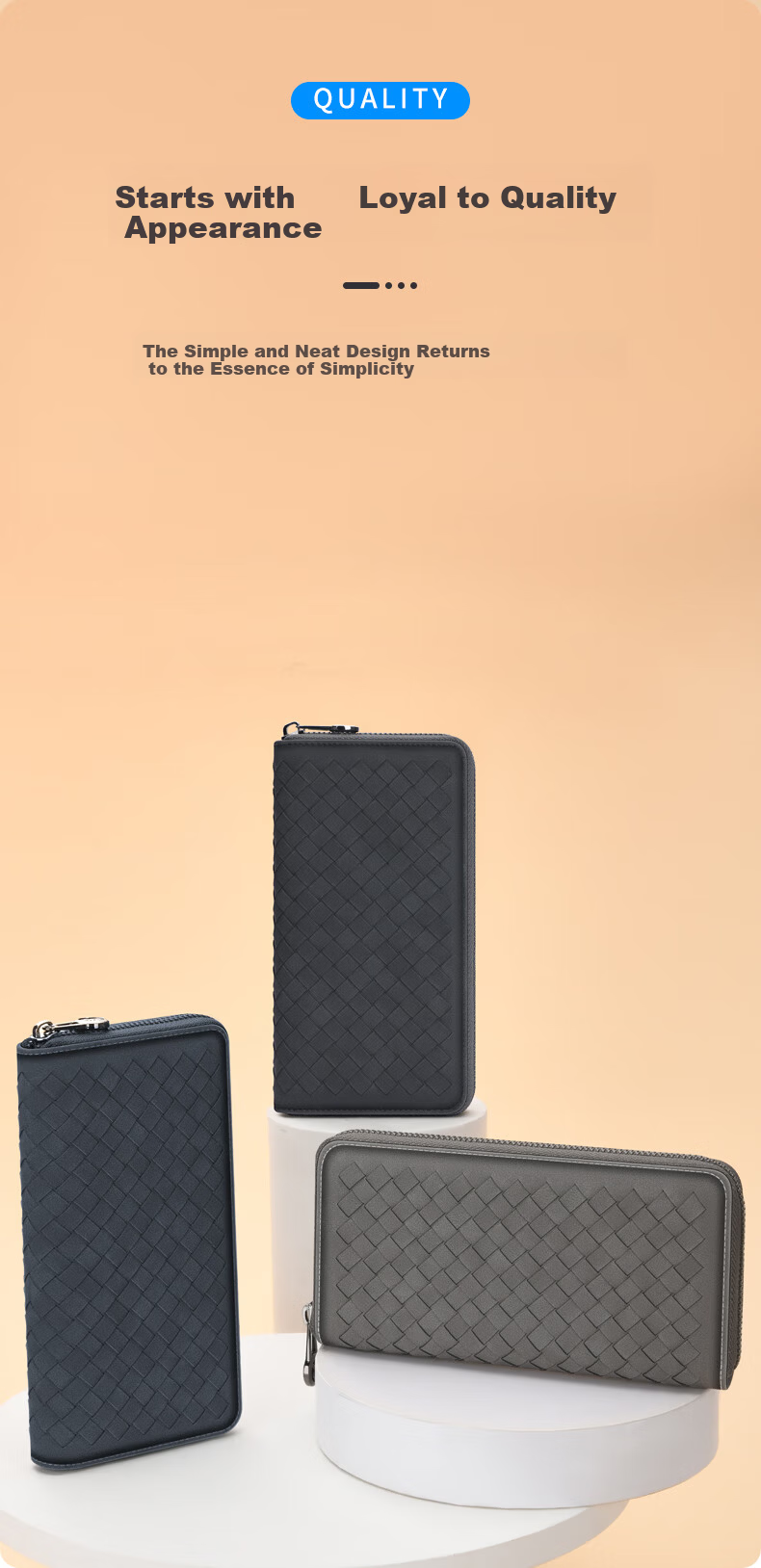 Playboy Men's Large Capacity Long Wallet Portable Multifunctional Clutch Multi-Card Slot Billfold Birthday Gift 6