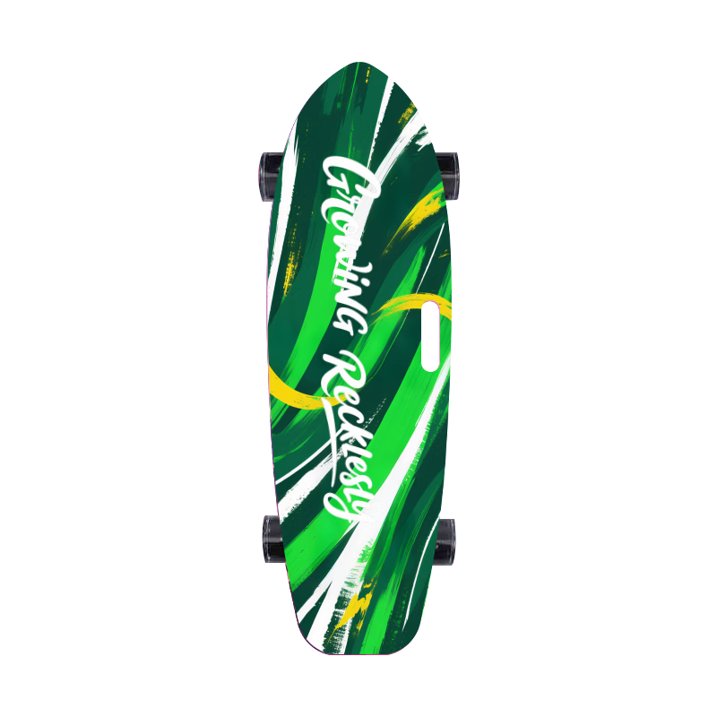 Tongbu Land Surfboard Children's Beginner Professional No-Push Spring Bridge Bracket Four-Wheel Full Flash 29-Inch Land Surfboard