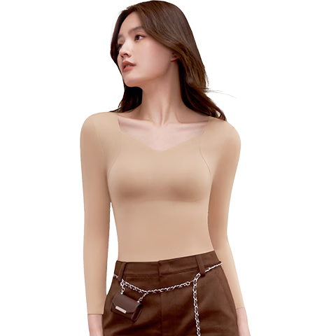 Herbal Original Color Padded Thermal Underwear for Women Autumn Top and Bottom Camellia Essential Oil Base Layer Seamless Spring 2026 New Edition