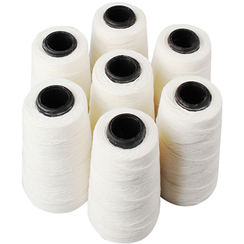 Doton Handmade Accounting Voucher Binding Thread Waxed Cotton Thread 99% Sizing and Waxing Tower Thread 1 Roll Financial Accounting Binding Archive Voucher Cover Supplies