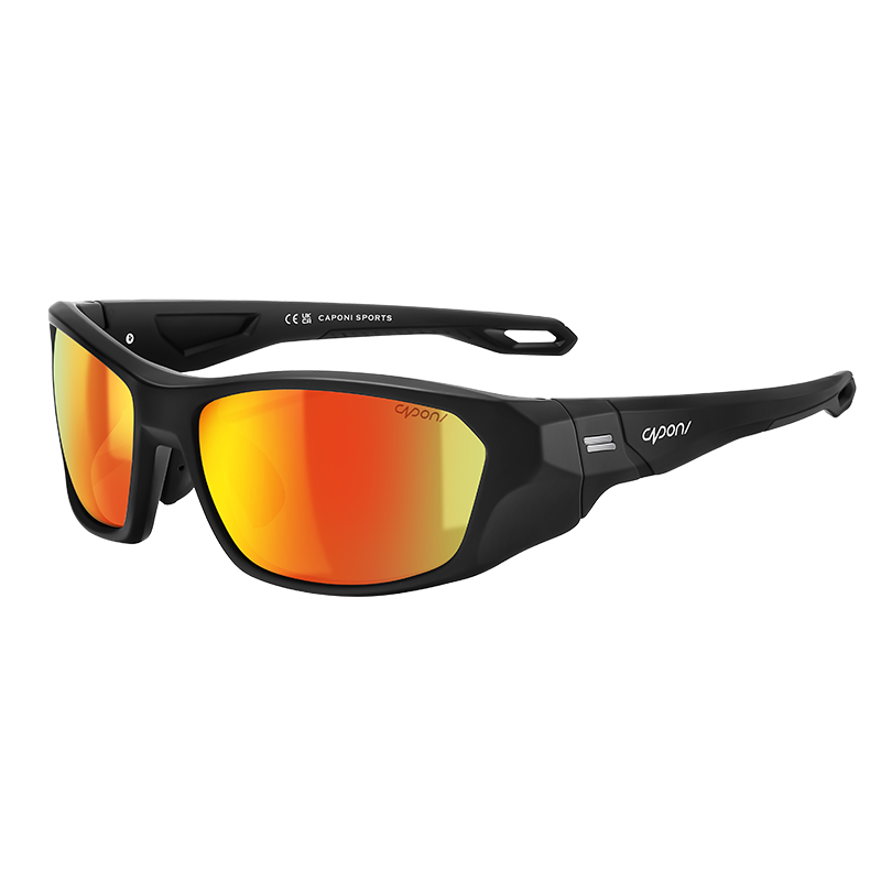 CAPONI Polarized Photochromic Running Sunglasses Day and Night Use Outdoor Sports Unisex Windproof Mountain Marathon Sunglasses