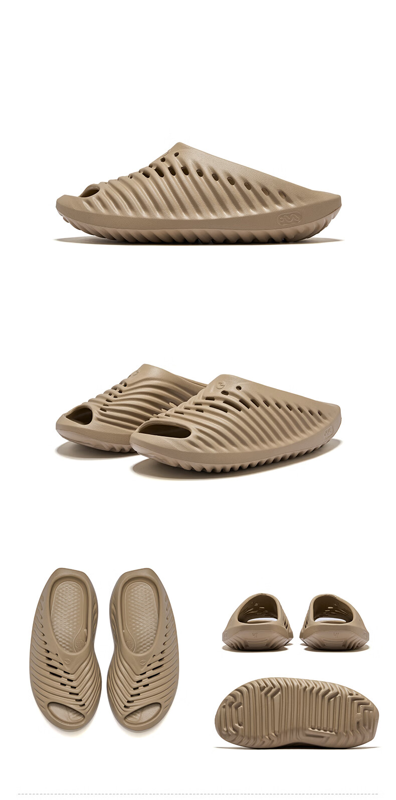 ERKE Men's Comfortable Soft Sole Outdoor Lightweight Casual Sports Slippers | Zhijing Slippers 4.0 23