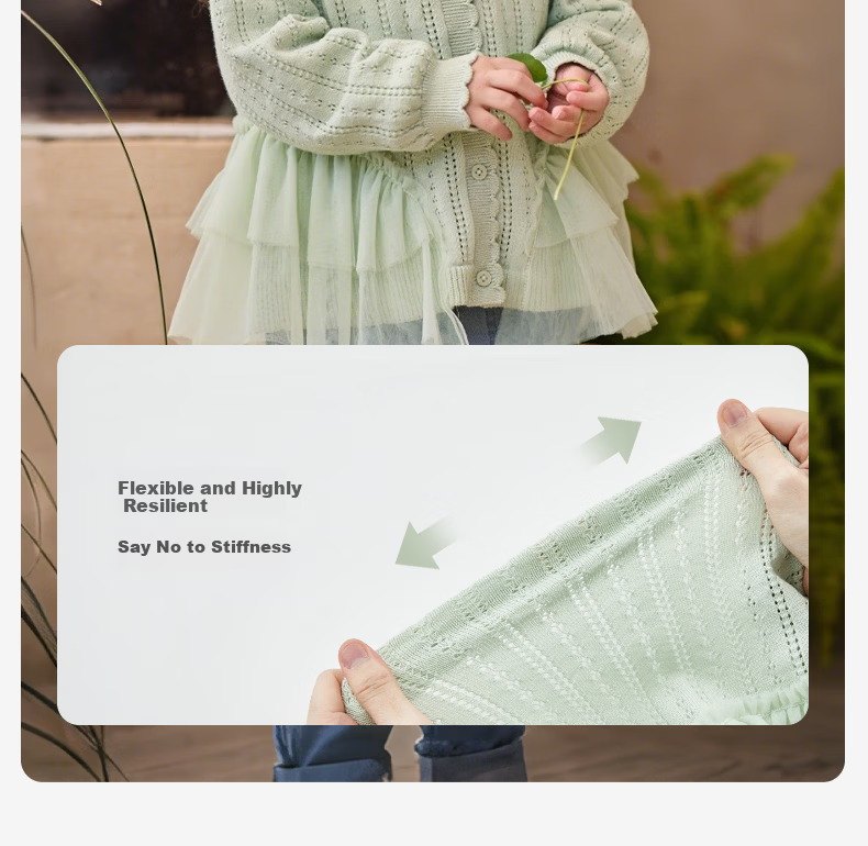 DAVE & BELLA Kids Sweater Cardigan Spring Girls Baby Casual Knit Mesh Long Sleeve Jacket 6