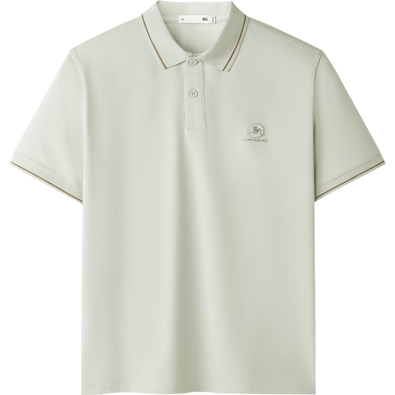 HLAHLA POLO Shirt Men Dunhuang Series 26 New Year Cooling Quick-Dry Short Sleeve Summer