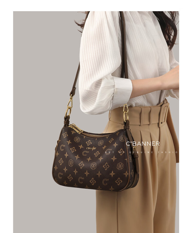 C.BANNER Women's Bag Crossbody Shoulder Printed Underarm Bag Luxury Birthday Gift for Girlfriend Wife 2
