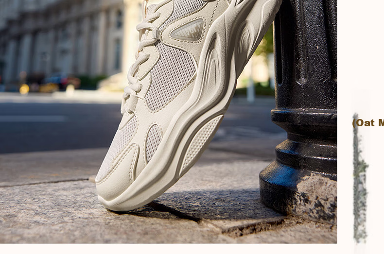 361° Women's Sports Shoes Spring Summer New Thick Sole Cushioning Commuter Retro Casual Dad Sneakers 682616762-1 18