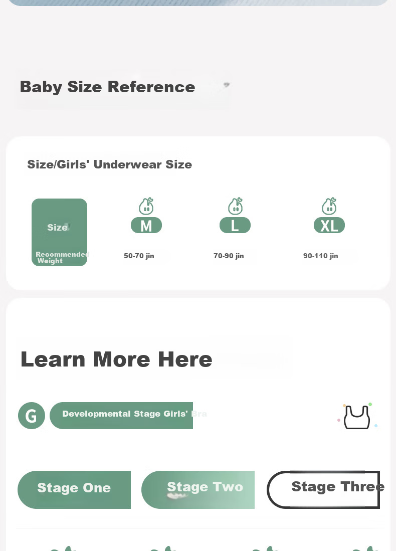 COCO SMART Children's Underwear 12-15 Years Girls Thin Breathable Vest Development Stage Primary School Girls First Stage Bra 7