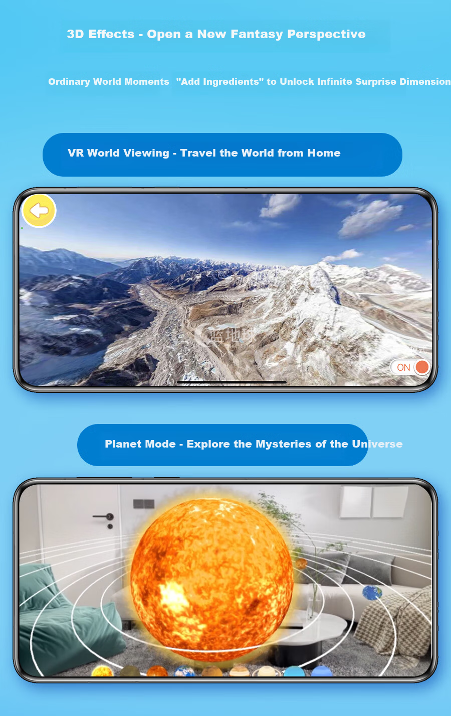 Blue Earth Embossed AR Reading Globe 3D Stereoscopic Student Children's Toy Boys Girls Birthday Gift Geography Enlightenment 17