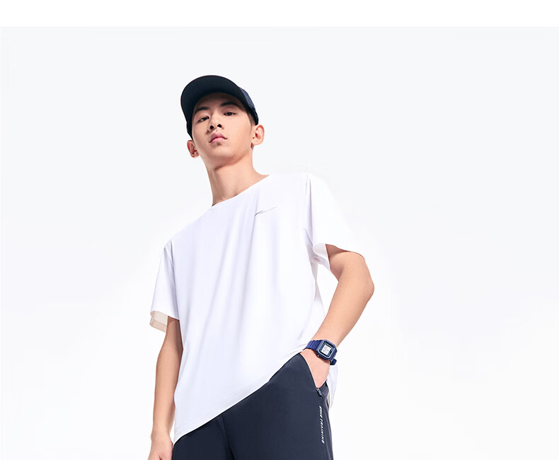 ERKE Knitted Capri Pants, Summer Ice-Cool Sun Protection Trousers, Straight-Leg Outdoor Casual Pants for Men, UPF50+ Versatile Sports Long Pants 18