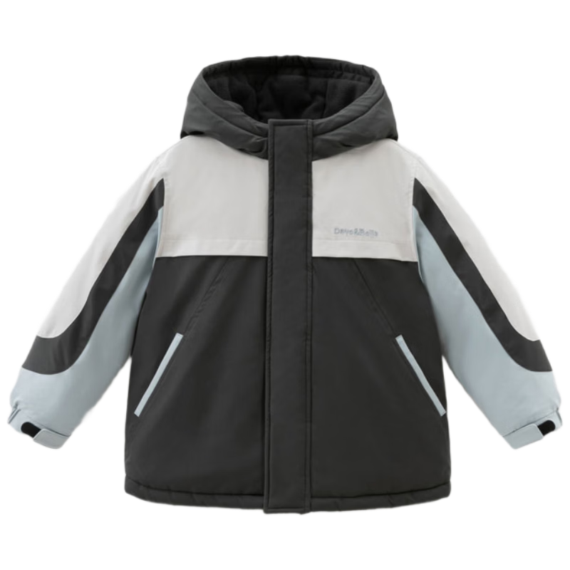 DAVE & BELLA Kids' Three-proof Jacket Autumn Outfit Boys Girls Stylish Clothes Baby Windproof Waterproof Windbreaker