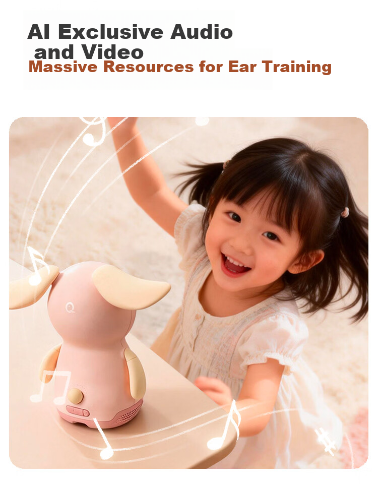 Doqee AI Little Foreign Teacher Robot PRO Pink Companion Robot English Learning Early Education Enlightenment Preschool Connection Reading Picture Book Smart Toy Children's Educational New Year Gift 13