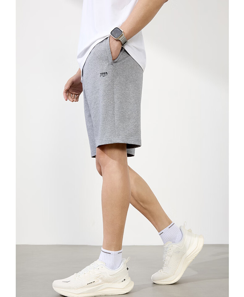 361° Men's Spring Summer Five-Point Shorts Running Fitness Training Casual Knit Pants 652624706-4 6