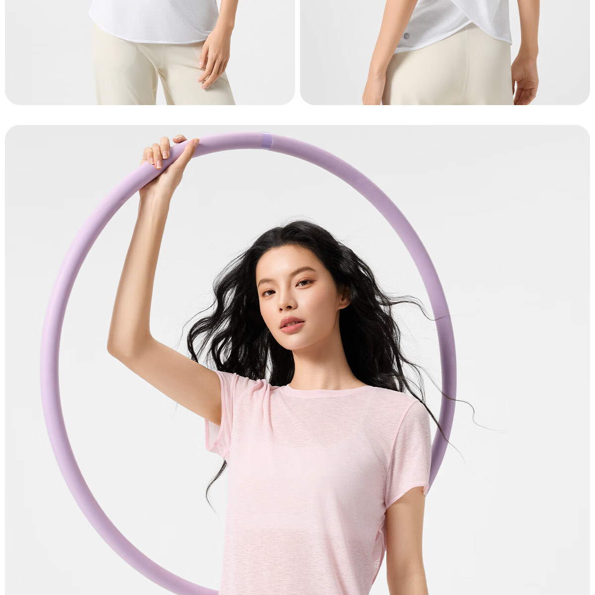 361° Loose Fit Lightweight Yoga Short Sleeve Breathable Quick-Dry Sports Top Slimming Pilates T-Shirt 24