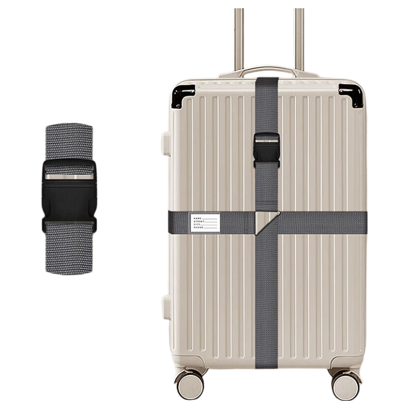 Zhimei Luggage Strap Cross Style Trolley Suitcase Reinforced Packing Belt Tie Strap Fixing Binding Protective Rope Bandage