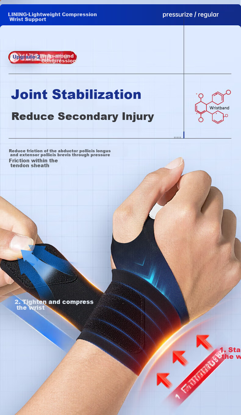 LI-NING Wrist Support TFCC Tendonitis Fitness Wrist Brace Sports Injury Stabilizer Badminton Bench Press Compression Sleeve 9