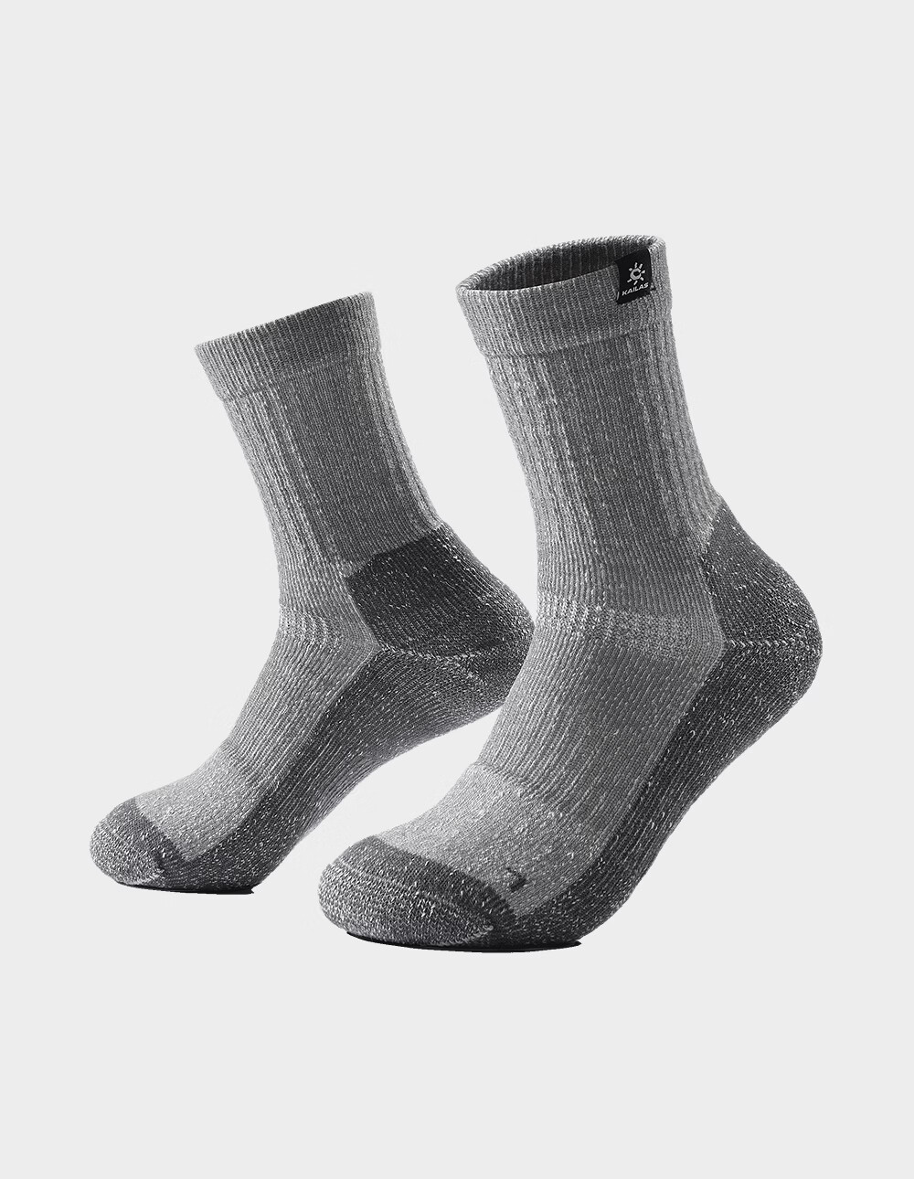 KAILAS Kailas Men's Snow Hiking Mid-Calf Socks KH2601101 Dawn Gray M 1