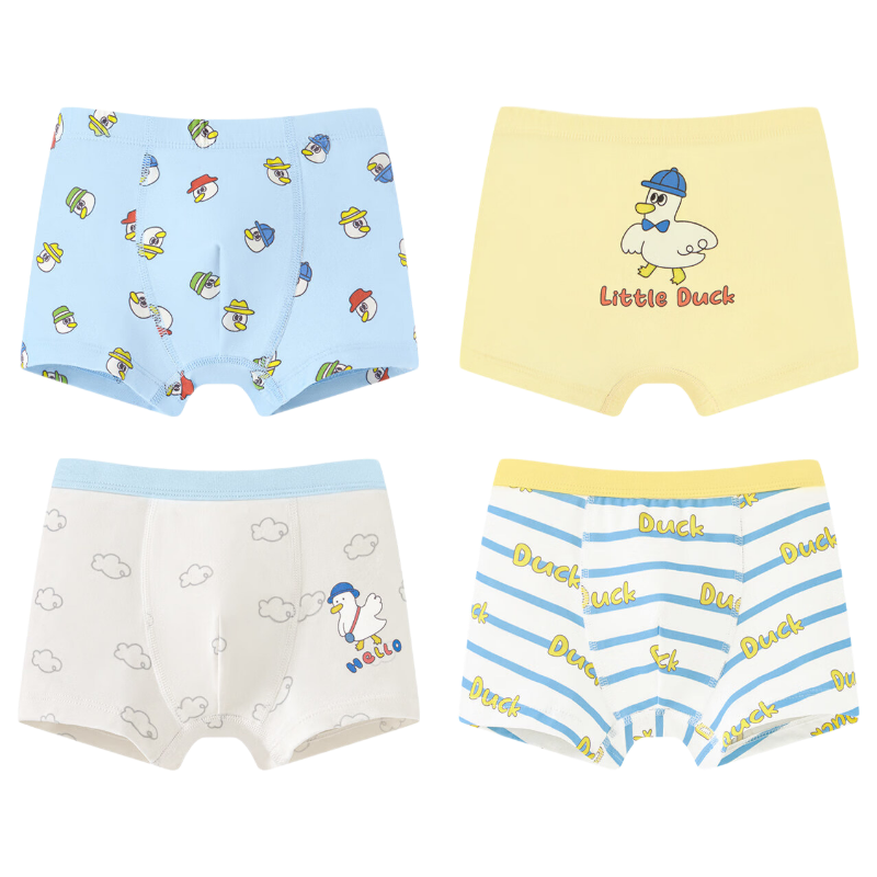 Niduoxiong Boys' Underwear, Class A Pure Cotton, Baby And Toddler Boxer Briefs, Children's Shorts, No Wedgie