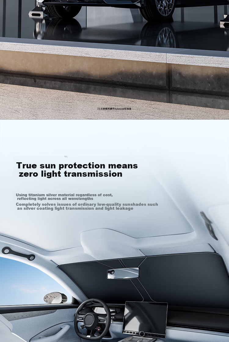 AUTOWOEL Ideal Auto Sunshade L7 L6 L8 L9 Car Window Sunshade Curtain ONE Interior Sun Protection Heat Insulation Front Windshield Cover 6