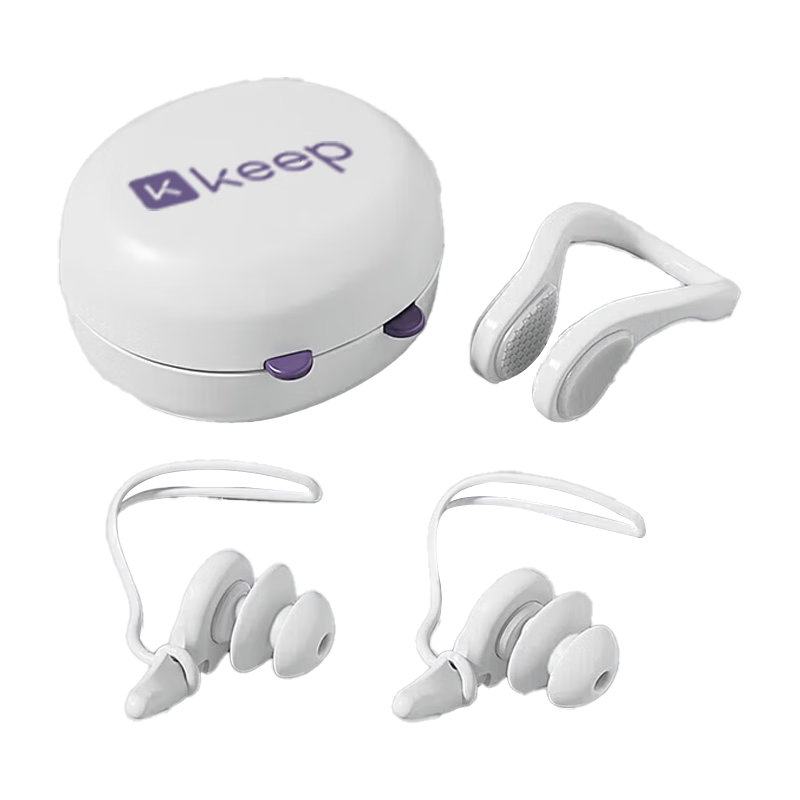 Keep Swimming Earplugs, Waterproof But Not Soundproof, Professional Anti-Choking Water Nose Clip, Prevents Otitis Media, Essential for Children's Bathing Equipment