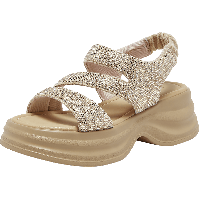Basto 26 Summer Dad Style Sports Sandals Fashion Casual Outdoor Women's Shoes BP575BL6 Apricot 37