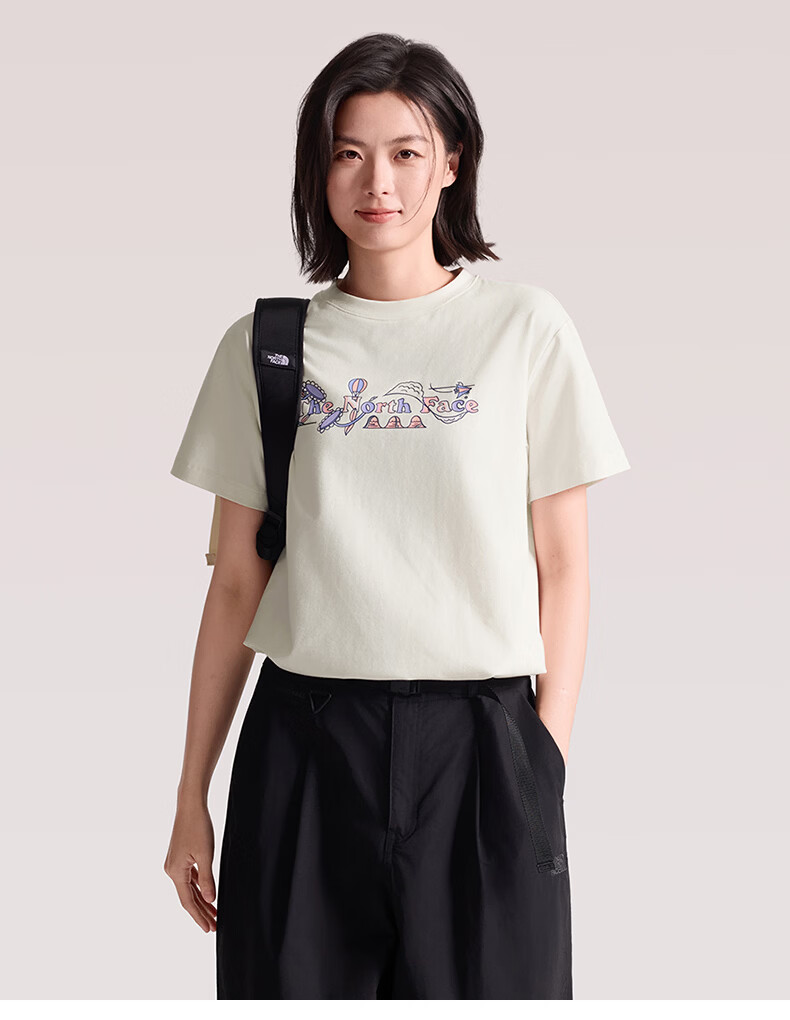 The North Face Women's Short Sleeve T-Shirt Outdoor Sports Quick-Dry Breathable 8GX6 Pink/0SO M 2