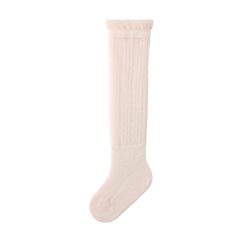 Betis Baby Socks Summer Thin Breathable Mesh Anti-Mosquito Knee Protection Long Tube Socks for Children