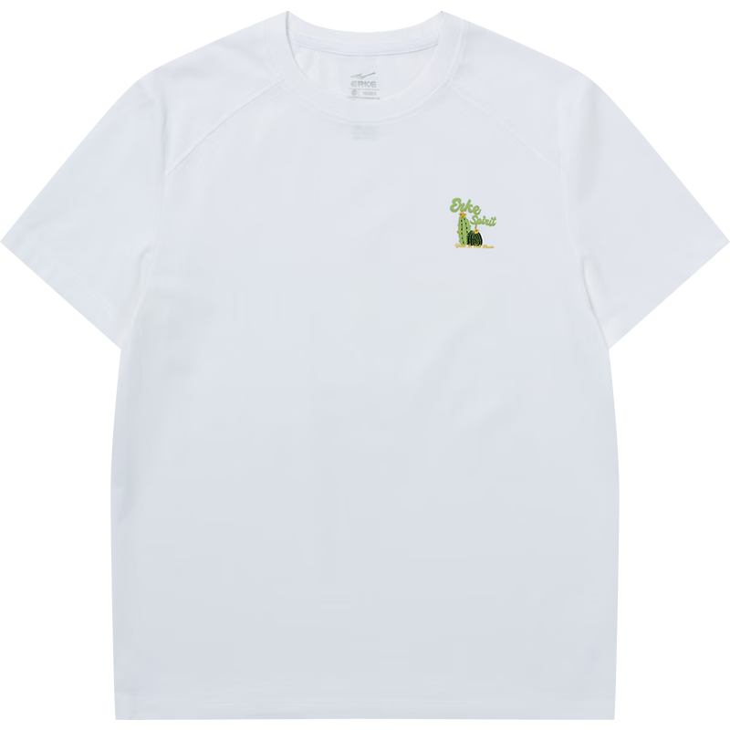Erke Women's Crew Neck Short Sleeve Knit Shirt Summer Moisture-Wicking Quick-Dry Ice-Feel Sports Running T-Shirt Casual Base Layer Top