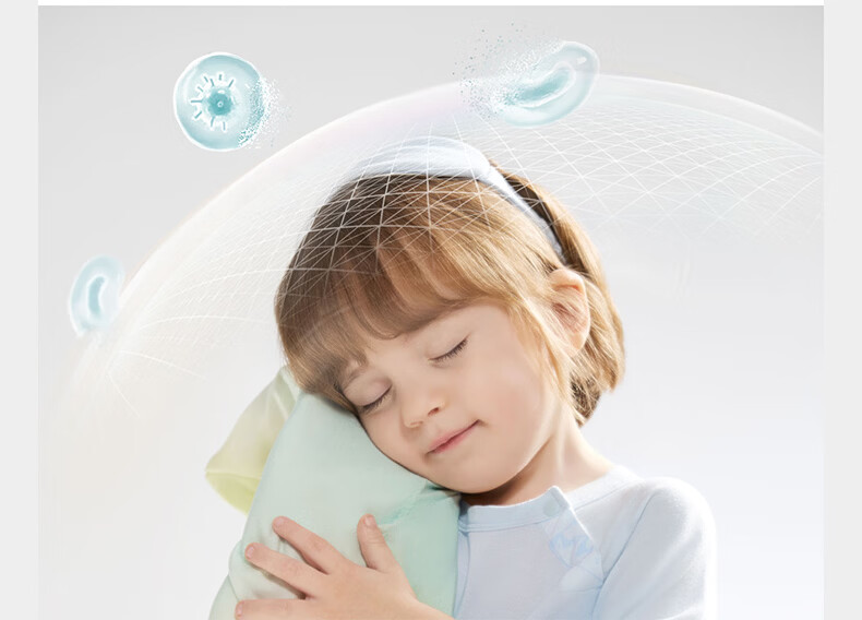 Babycare Baby Spring and Summer Sleep Dress with Soft Belly Protection, Leg-Separated Sleeping Bag, 3/4 Sleeve, Mint Seed Pattern, Size 110 (105-115cm) 24