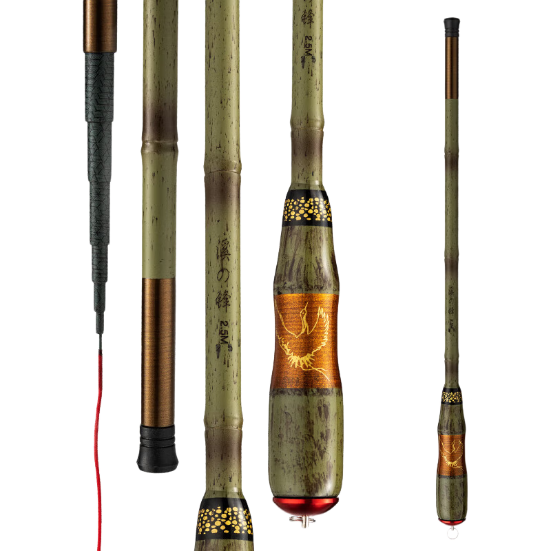 Jinglang 1.5-Meter Ultra-Short Section Small Fishing Rod, Children's Fishing Pole, Portable Stream Rod, Ultra-Light Hard Wild Fishing Rod, Fishing Pole