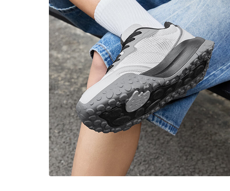 361° Men's Su Bing 3 Spring Summer Retro Casual Thick Sole Dad Sneakers 672616773-2 22