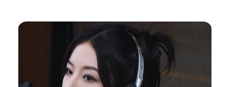 IKF R1 Retro Over-Ear Wireless Bluetooth Headphones Fashion Digital High-Quality Metal Millennium Y2K Influencer Celebrity Melad Small Head Space Black 102
