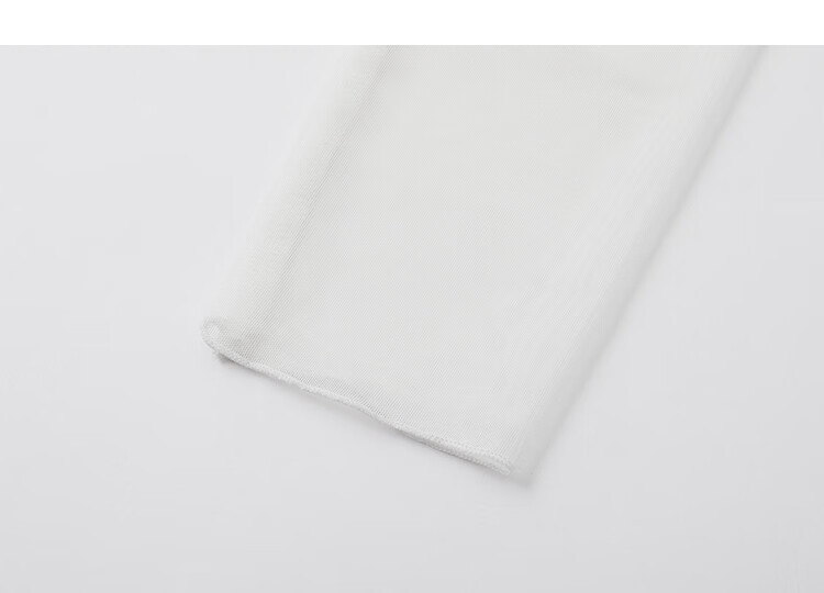 Demana Breathable Linen Spring Simple Colorblock Crew Neck Slim Fit Stretchy Women's T-Shirt 6