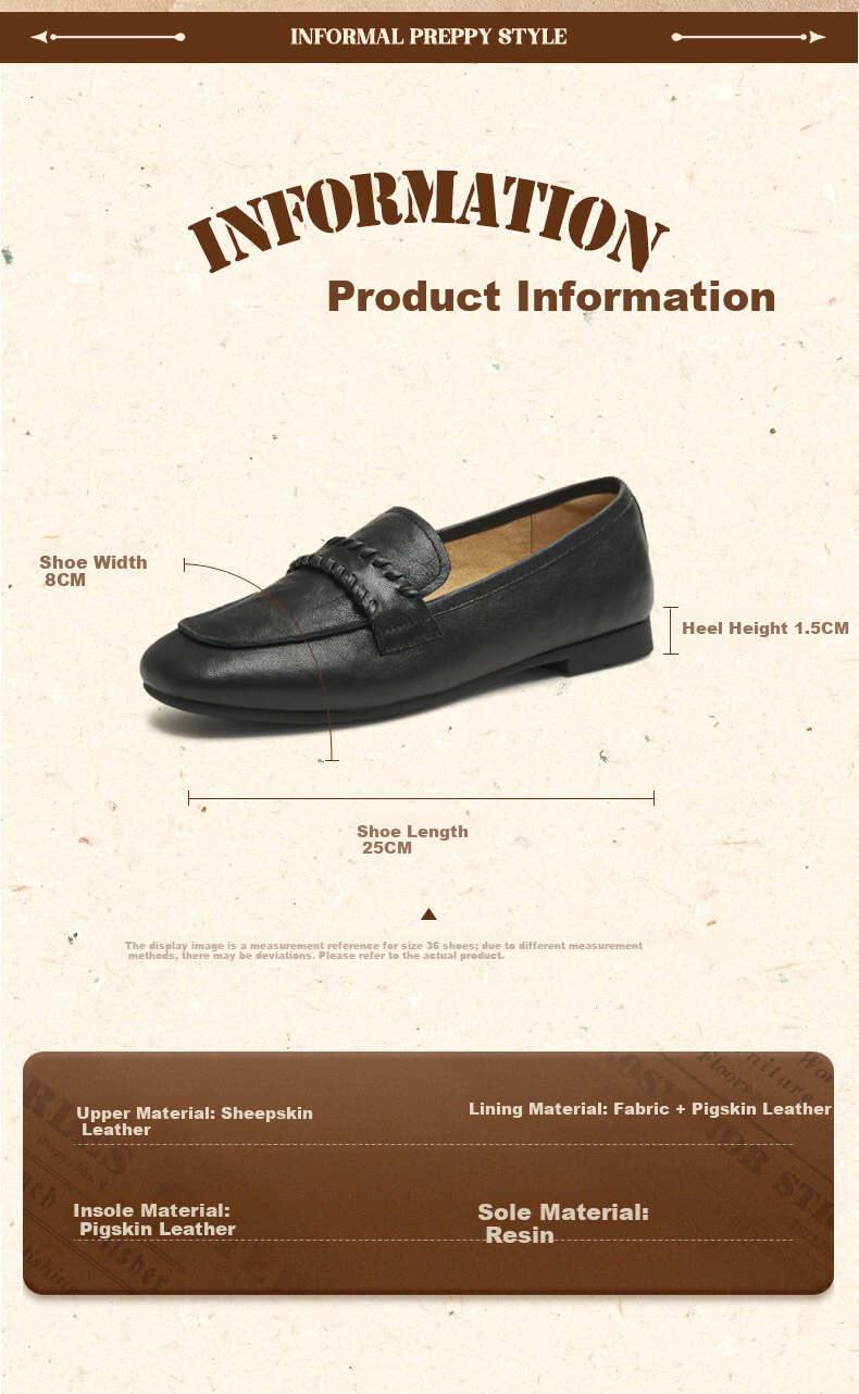 TEENMIX Loafers Fashionable Women's Office Versatile Leather Shoes New Arrival 3