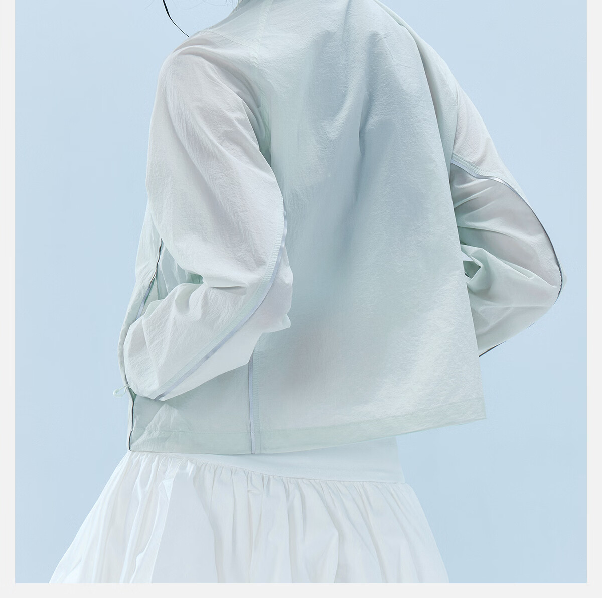 Camel Iceberg Sunscreen Jacket Goddess Edition Short Spring Summer New Outdoor Original Yarn Skin Jacket Women M26BA30013 14