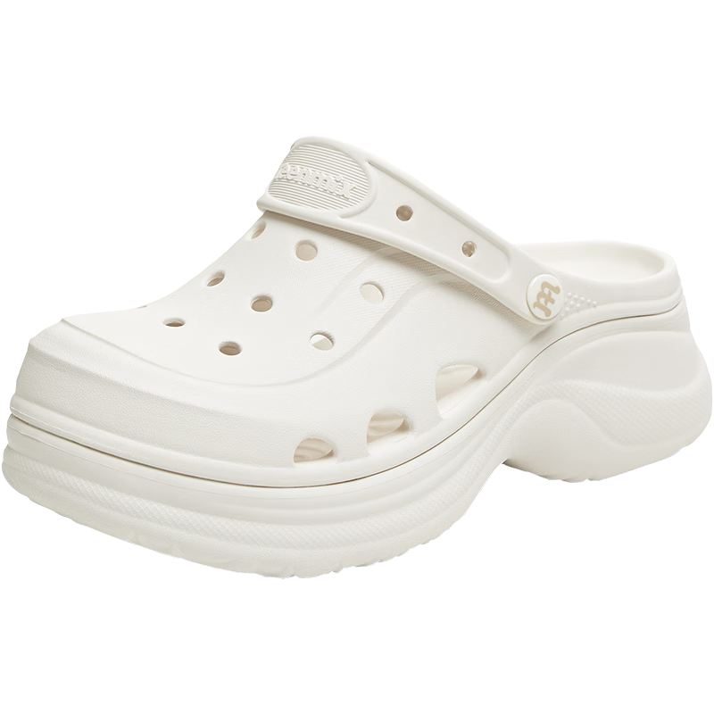 Tianmeiyi Hou Minghao Song Zuer Style Shell Hole Thick Sole Height Increasing Sandals Unisex Summer Beach Slippers