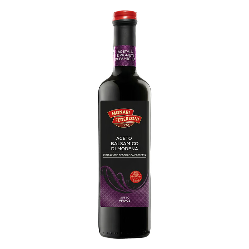 莫奈瑞摩德纳黑醋500ml【意大利进口IGP】酿造食醋香醋沙拉油醋汁凉拌