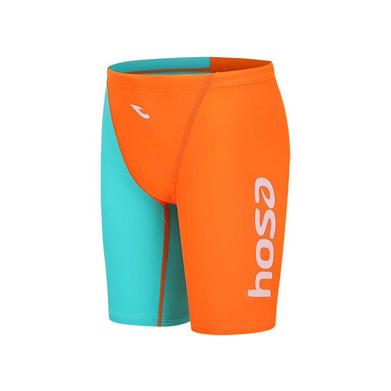 Hosa Kids Boys Professional Training Five-Point Swim Trunks Youth 2026 New Racing Swimwear