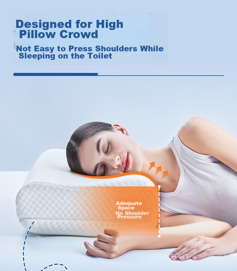 Aeromax Pillow, Thickened And Heightened, Specially Designed for Chubby People, Multifunctional, Detachable, Dual-Use High And Low Hotel Pillow, Memory Foam Neck Support 4