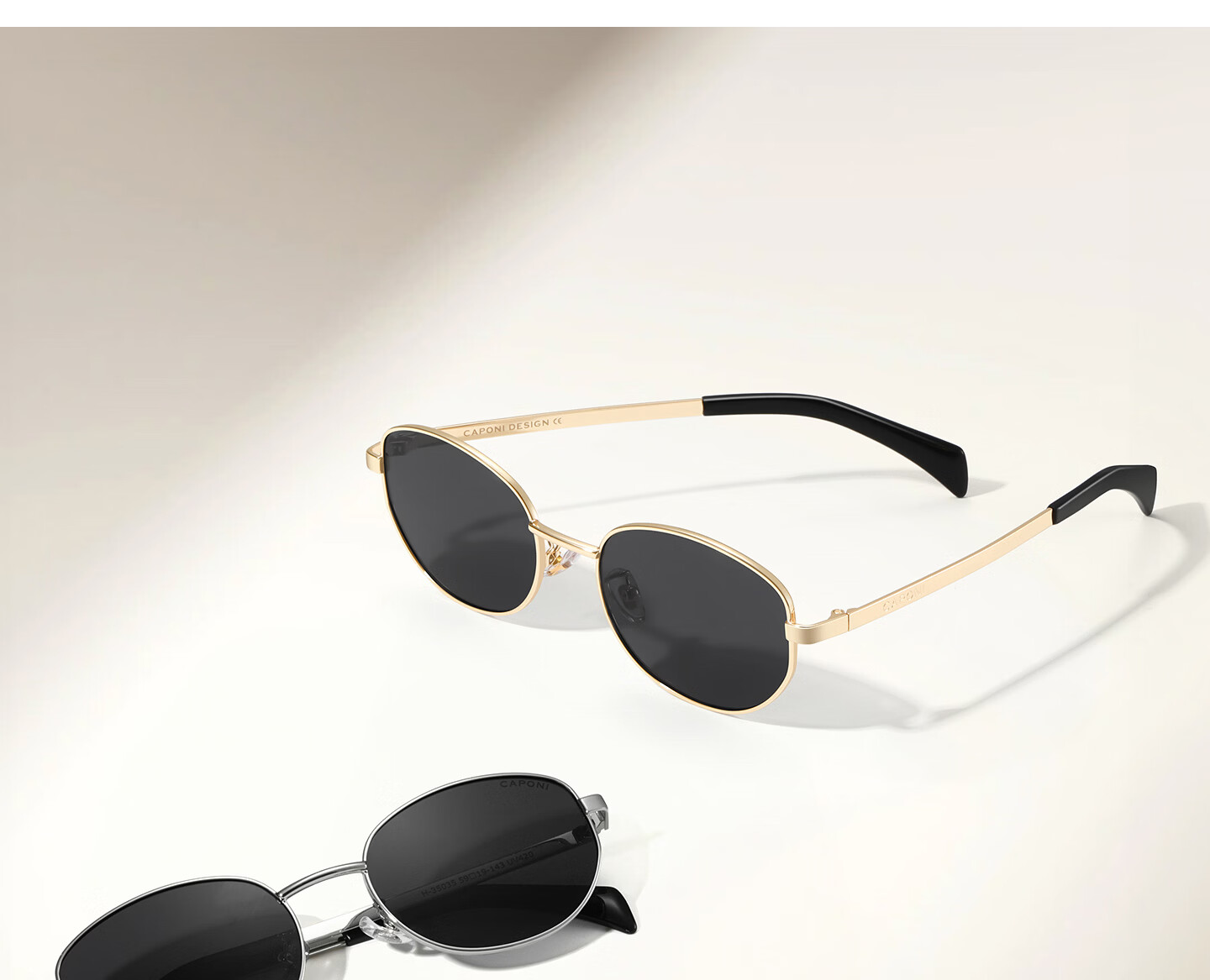 CAPONI Vintage Style Polarized Sunglasses for Women 2026 New UV400 Sun Protection Retro Trendy Eyewear 11