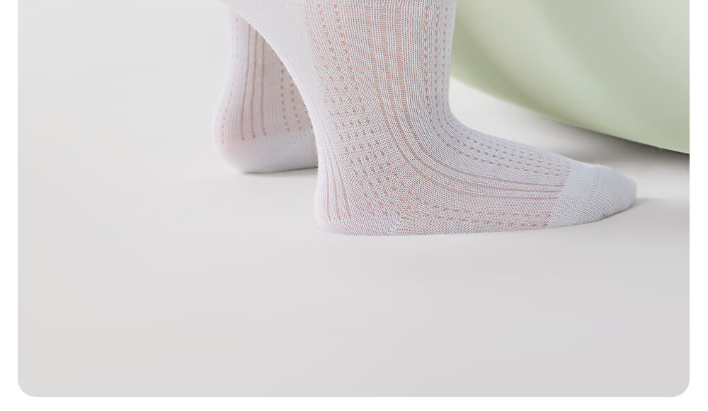 Betis Children's Socks Summer Thin Newborn Baby Mesh Mid-Calf Socks Solid Color Indoor Non-Slip Cooling Socks 18