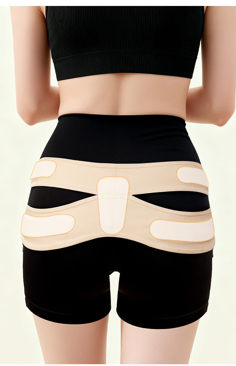 NAILEKESI N Medical Sacroiliac Joint Lumbar Support Belt Postpartum Pelvic Tilt Corrector Tailbone Hip Repair Stabilization Belt M 8