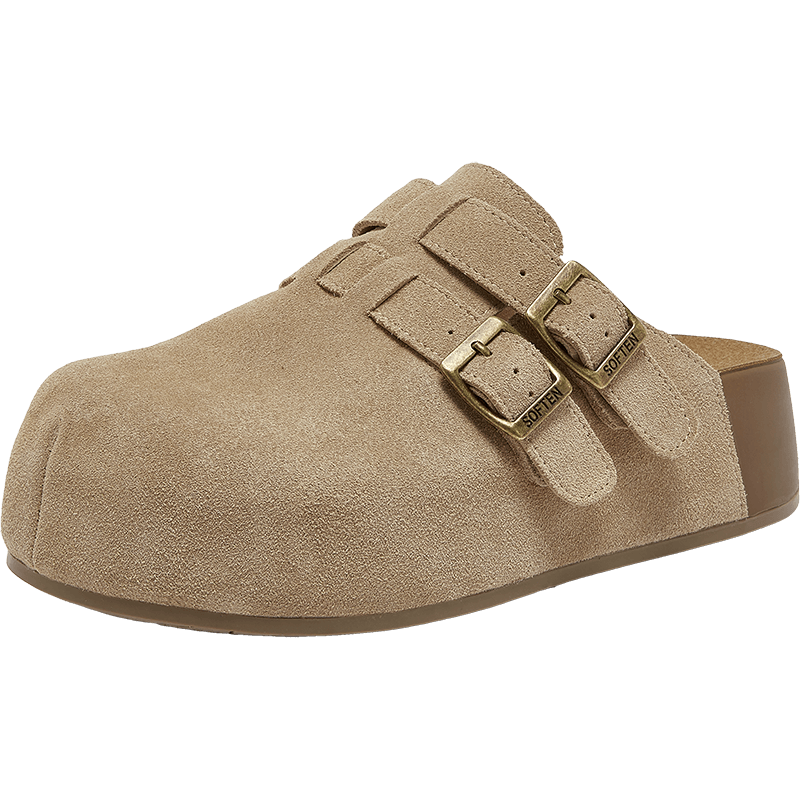 BASTO 26 Summer Birkenshoe Vintage Outdoor Casual Women's Sandals U2626BH6 Apricot Size 37