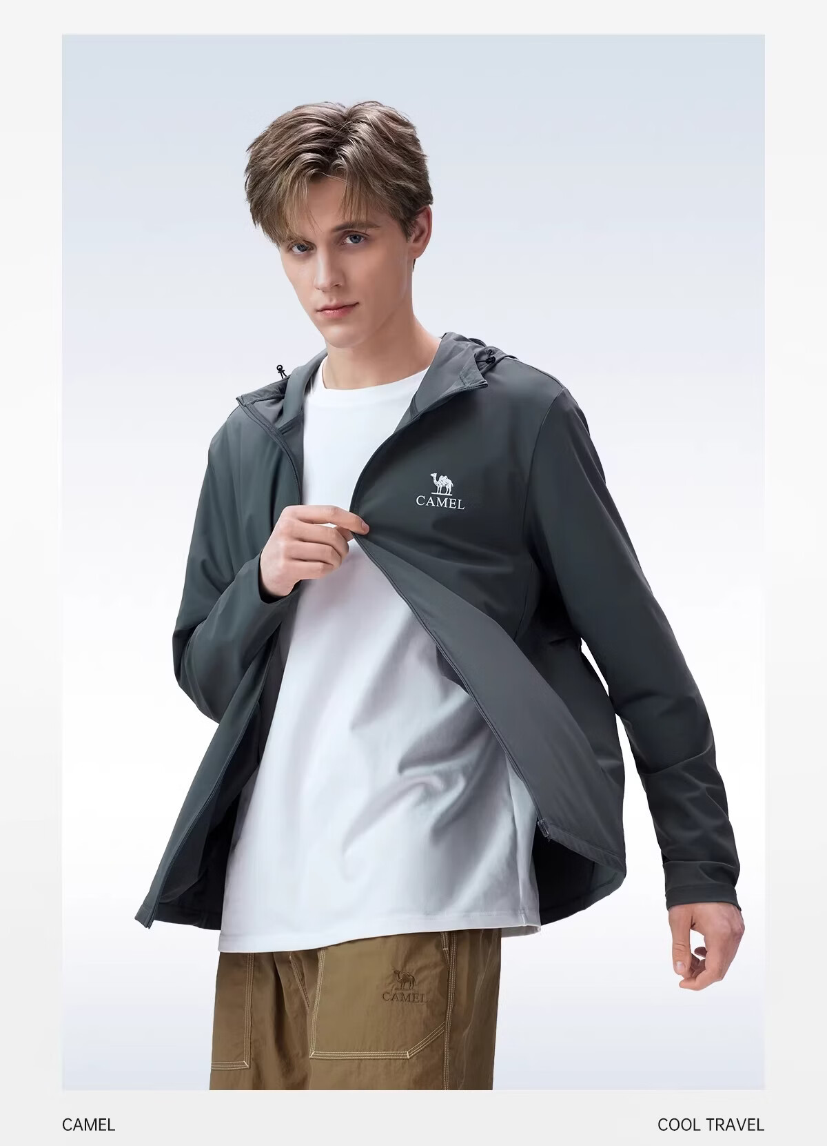 CAMEL Outdoor Original Yarn Sun Protection Jacket 2026 Spring Summer New Unisex UV Protection Breathable Windproof Coat 1002 28